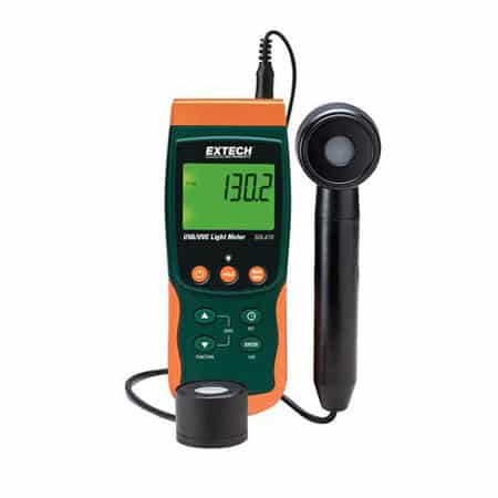 thiet-bi-do-buc-xa-anh-sang-den-uv-Extech-SDL470 Thiết bị đo bức xạ ánh sáng đèn UV Extech SDL470 (20mW / cm2, ghi dữ liệu)
