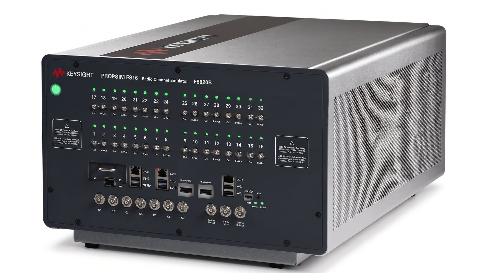 Máy giả lập kênh vô tuyến Keysight PROPSIM FS16 F8820B studio Máy giả lập kênh vô tuyến Keysight PROPSIM FS16 F8820B studio