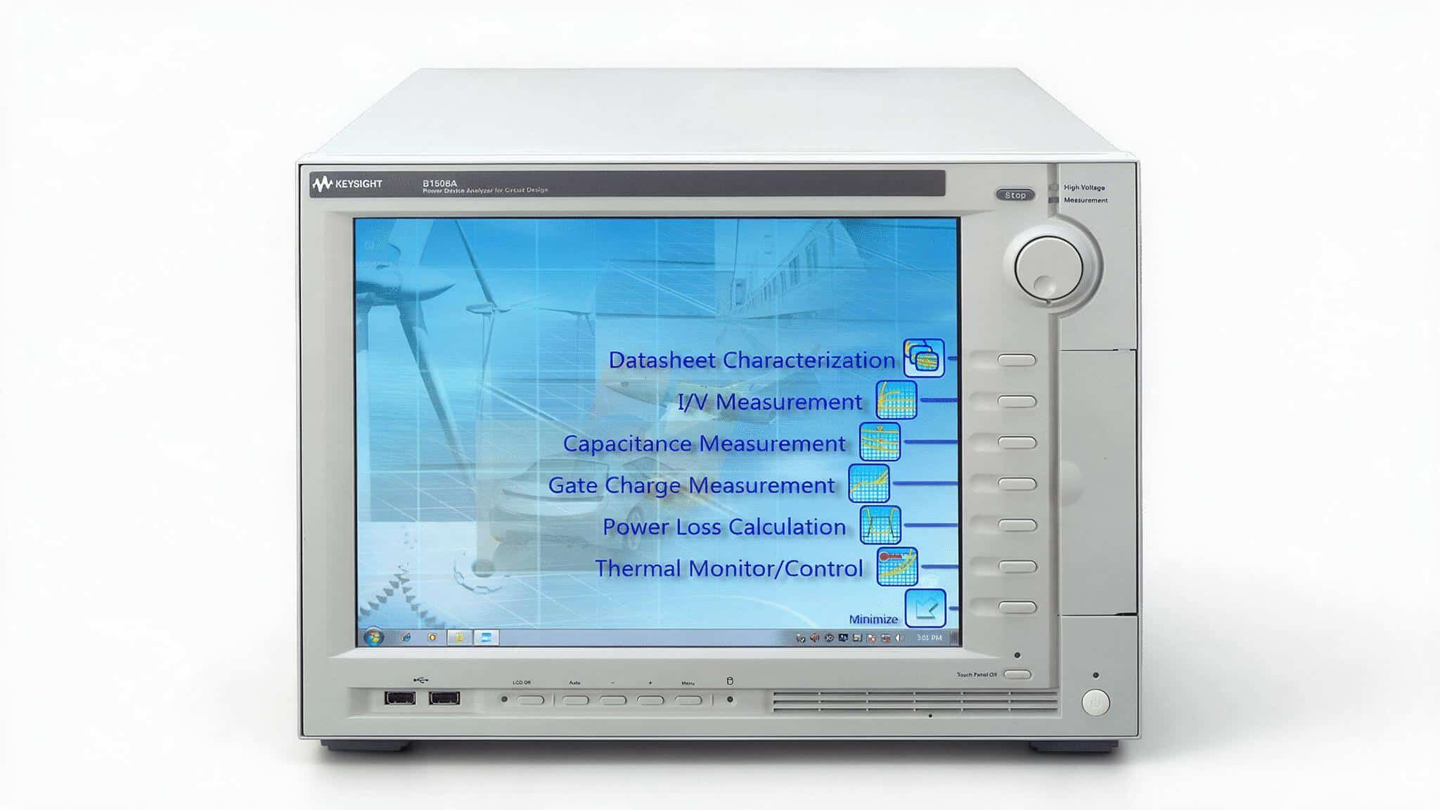 may-phan-tich-linh-kien-cong-suat-keysight-b1506a-studio Keysight B1506A — Máy phân tích linh kiện công suất — ảnh studio