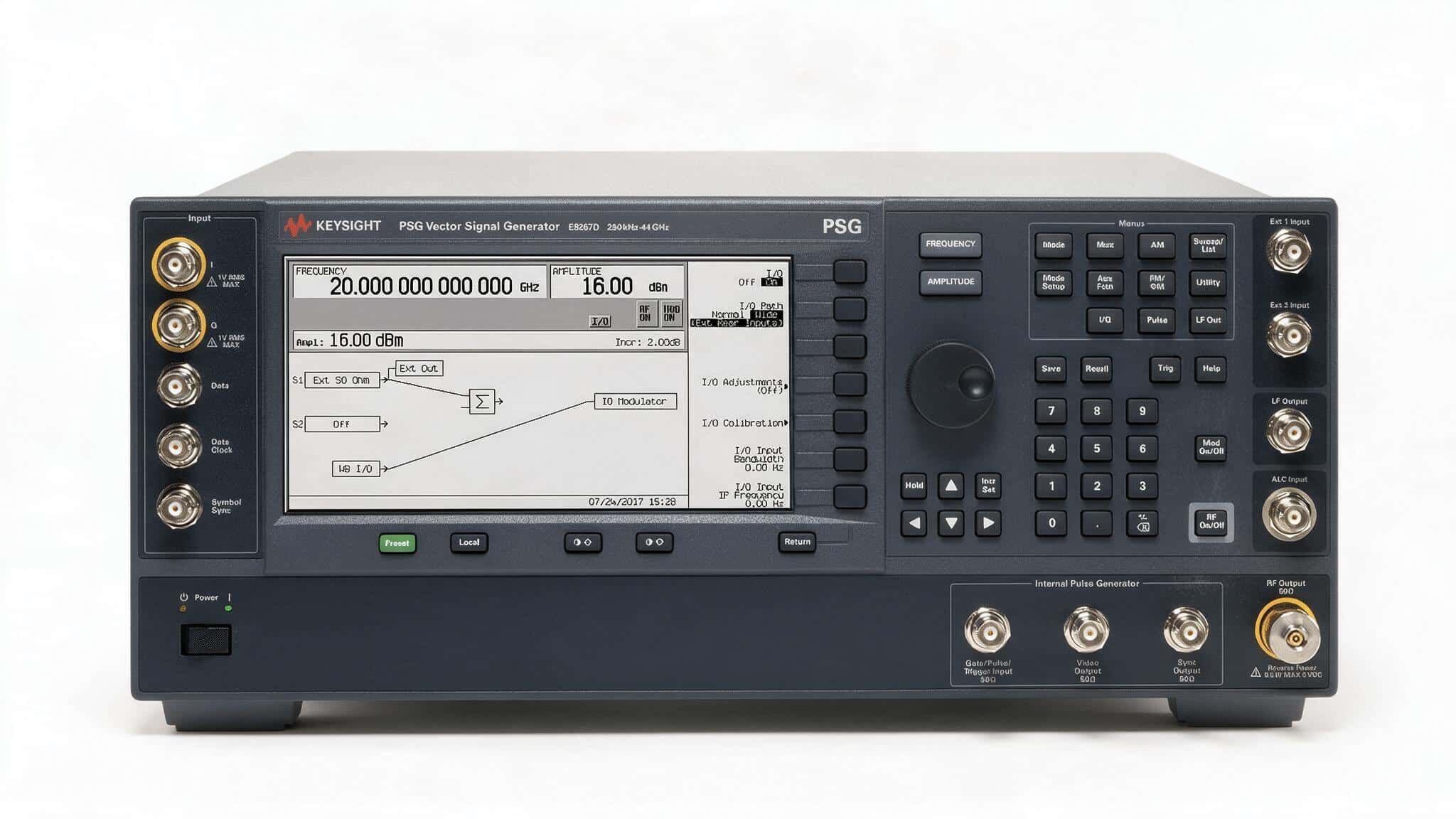 may-phat-tin-hieu-vi-song-vector-psg-keysight-e8267d-studio Keysight E8267D — Máy phát tín hiệu vi sóng vector PSG — ảnh studio