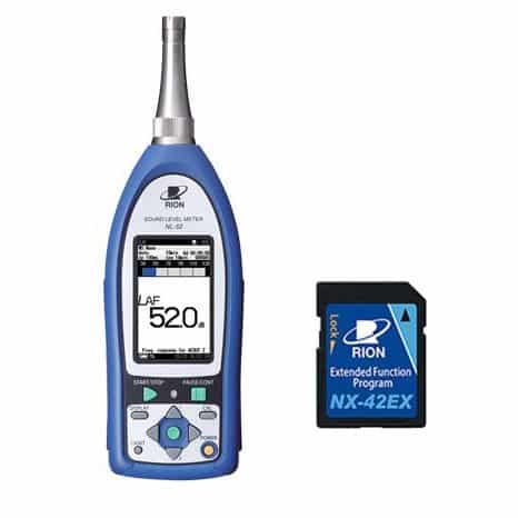 May-do-do-on-RION-NL-52EX Máy đo độ RION NL-52EX (Máy đo độ ồn RION NL-52 + NX-42EX cài đặt sẵn)